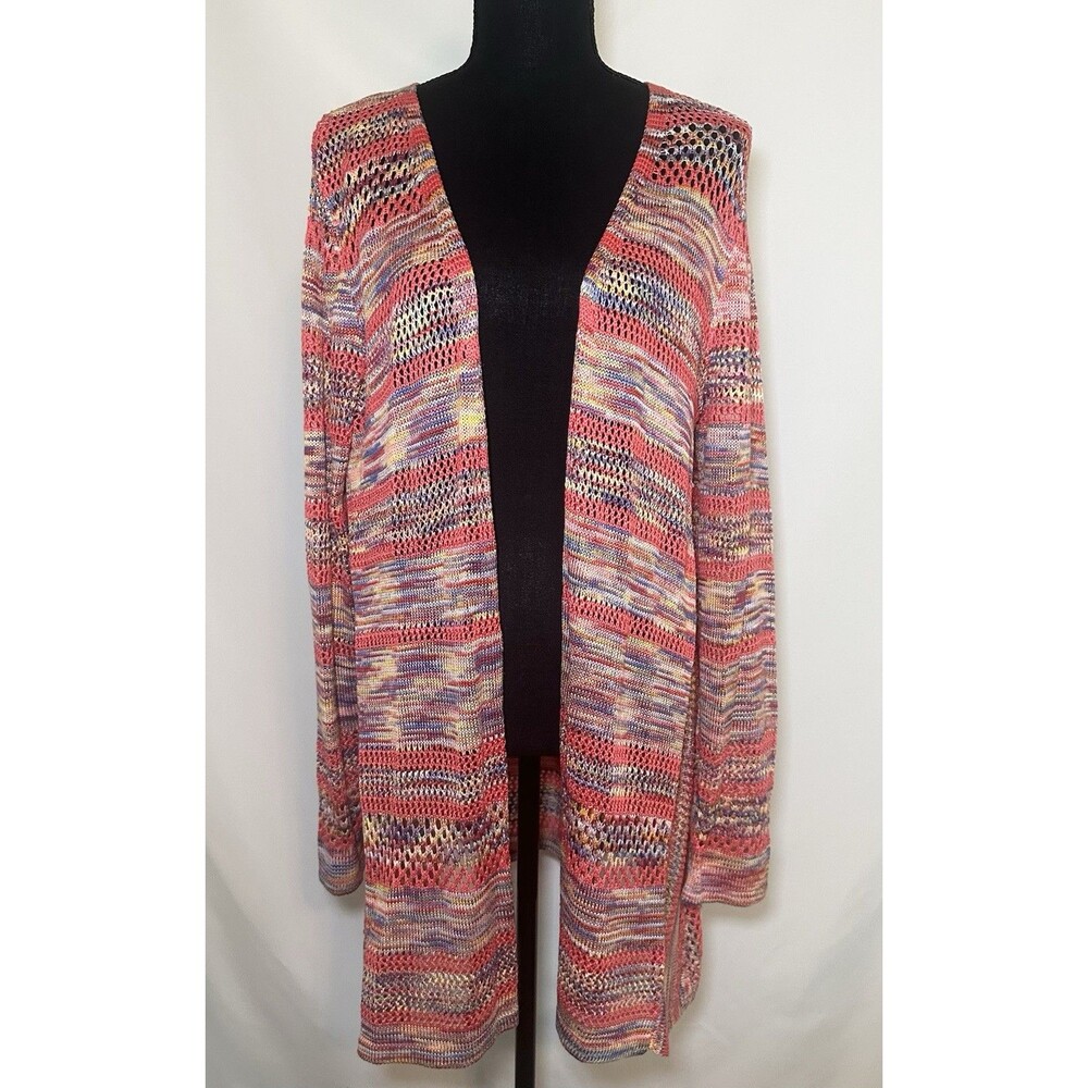 Studio Jpr Open Front Cardigan Multi-Color Open K… - image 1